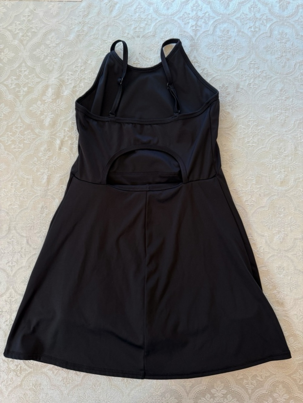 Aeropostale Black Athletic Dress Built In Shorts Skort Tennis Dress Strappy - Picture 4 of 11